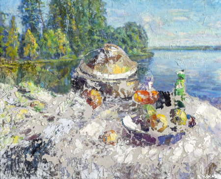 Завтрак на море, залитый солнцем
