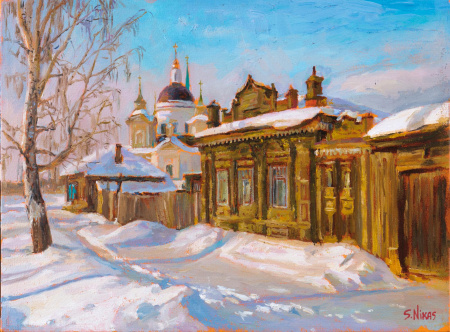Зимний солнечный день