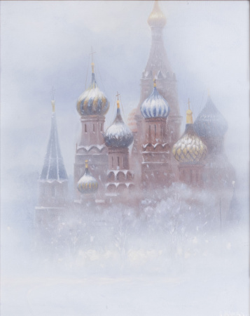 Новогоднее утро в Москве