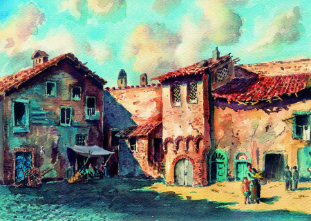 Итальянский дворик